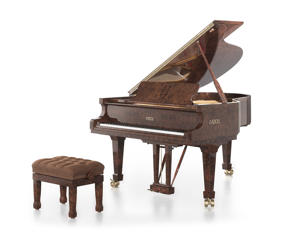 Pianos Fazioli walnut